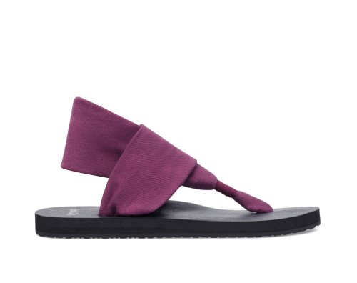 Sanuk Womens Sling ST Vegan Purple Sandals | MDFEWO413